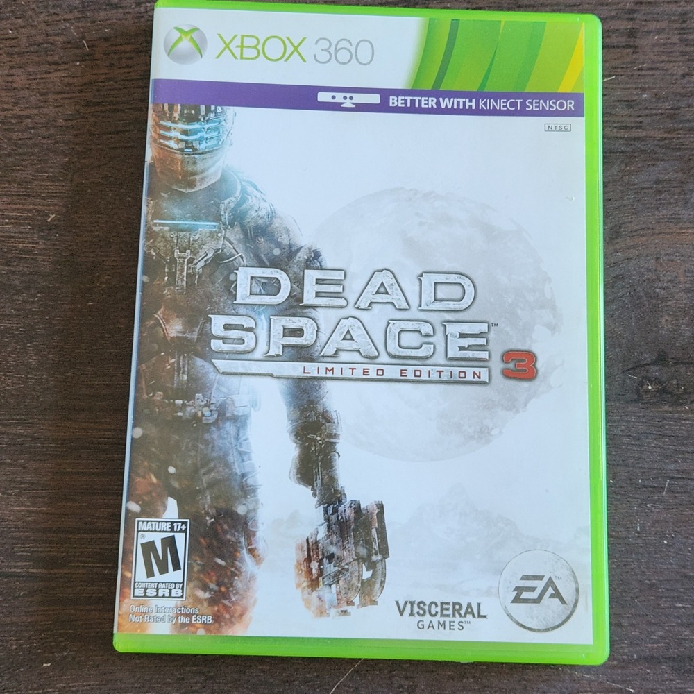 Dead Space 3 Limited Edition Xbox 360 Complete Game‎ Survival Horror EA